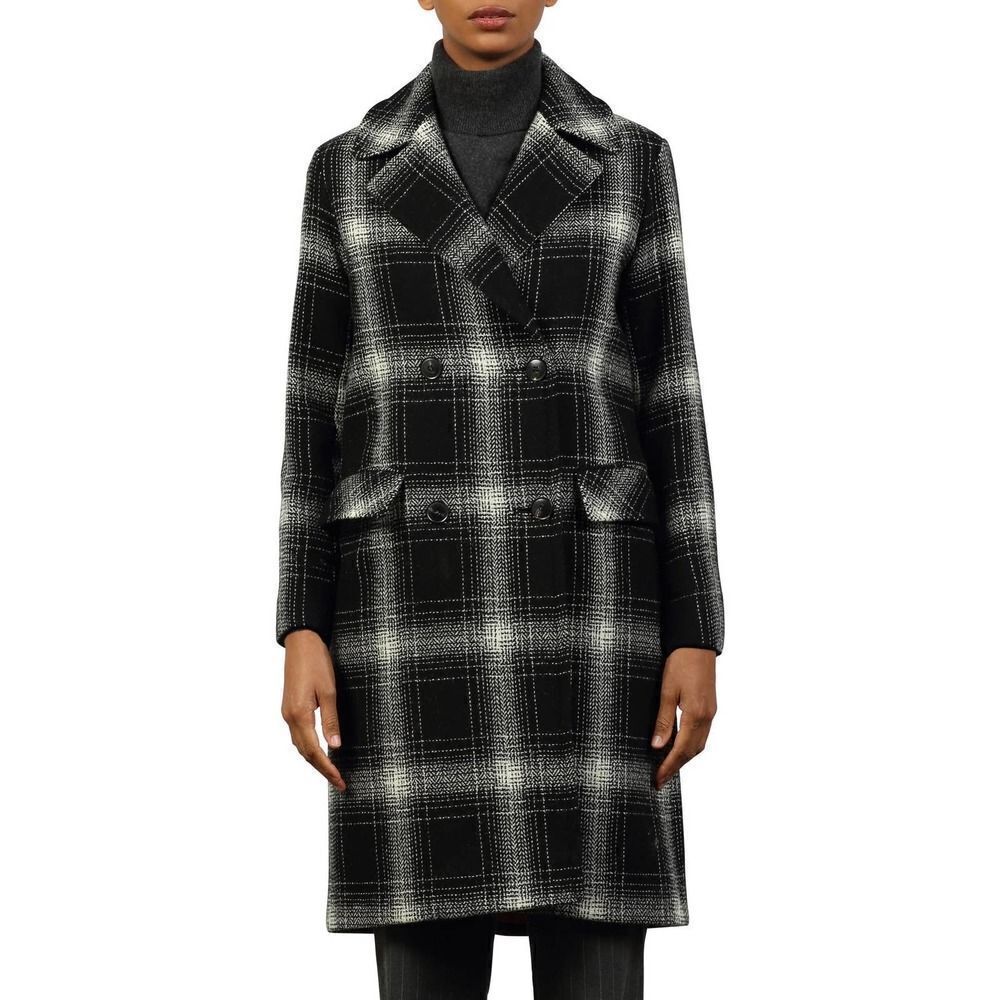 FLEURETTE X HARRIS TWEED® OAKLEY DOUBLE BREASTED COAT "WINDOWS" US14